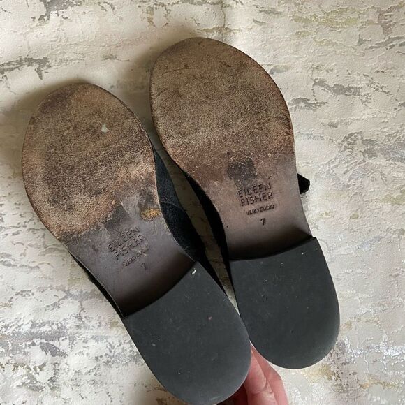 Eileen Fisher Suede Loafers slip on shoes - Picture 11 of 15
